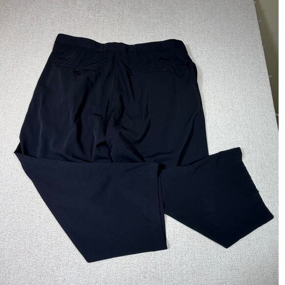 Smitty Men 44 Black Lightweight Stretch Pleated Front Referee Pants With Pockets - Picture 2 of 8